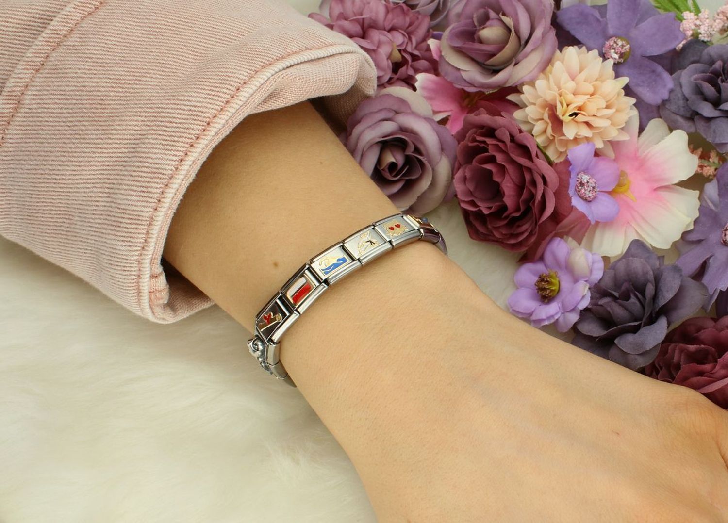 Nomination - Link 18K zawieszka złoto 'Zakochany kotek' 030272 43 biżuteria nomination nomination zawieszki nomination baza.jpg